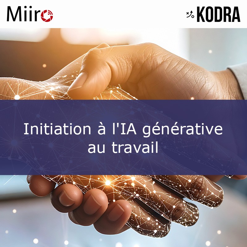 Initiation à l'IA générative au travail